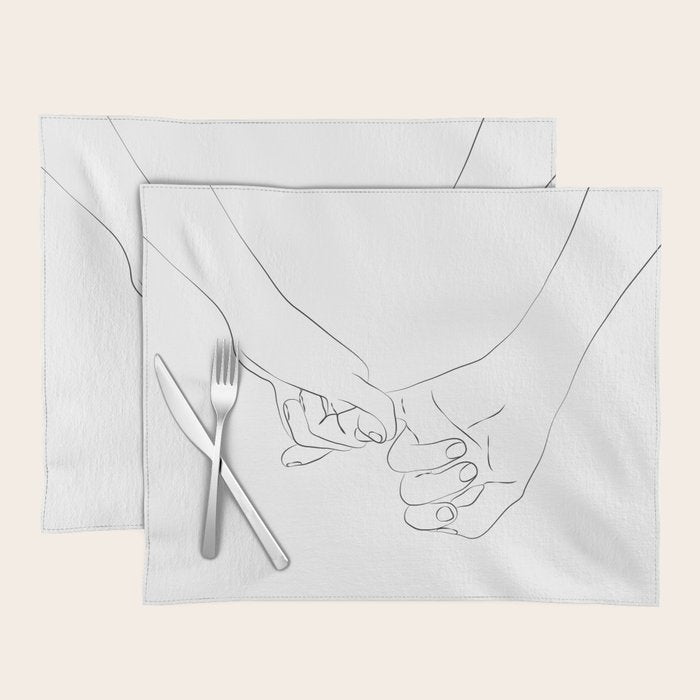 Pinky Promise VIII Placemat Gallery Image 1