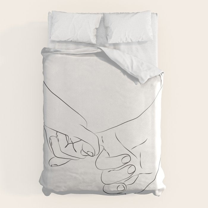 Pinky Promise VIII Duvet Cover Gallery Image 6
