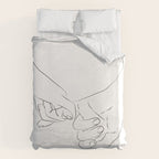 Pinky Promise VIII Duvet Cover Gallery Image 6