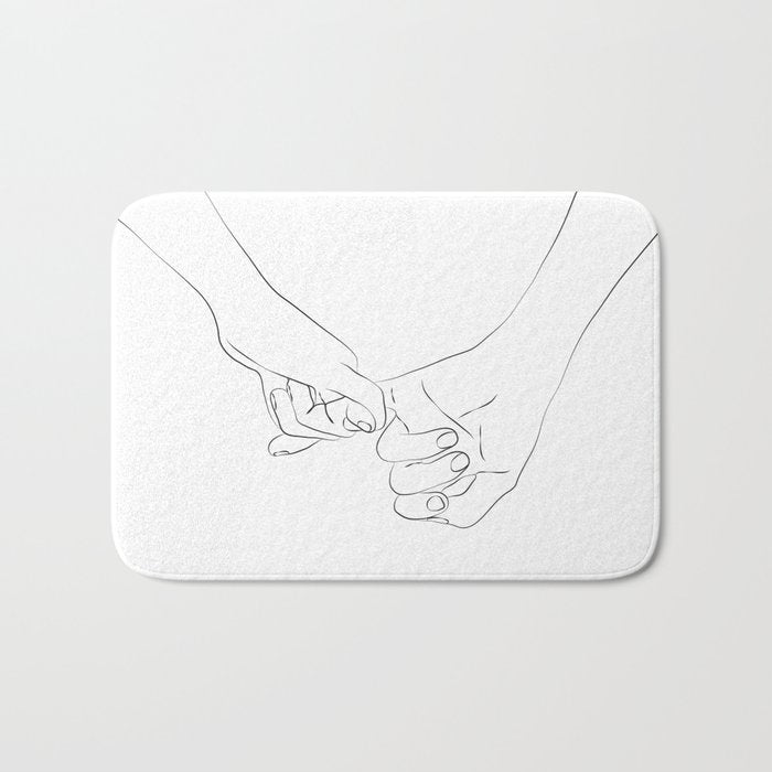 Pinky Promise VIII Bath Mat Gallery Image 1
