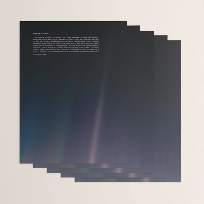 The Pale Blue Dot  Wrapping Paper Gallery Image 3