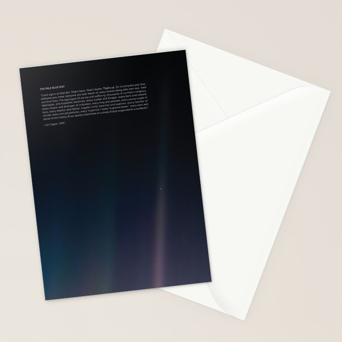 The Pale Blue Dot  Stationery Card Gallery Image 2