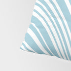 Wavy Stripes XXXV - Sky Blue Pillow Sham Gallery Image 4