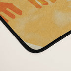 Modern 50s Tiki Party Throwback pattern Beige Desk Mat Gallery Image 4