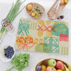 Modern 50s Tiki Party Throwback pattern Beige Cutting Board Gallery Image 2