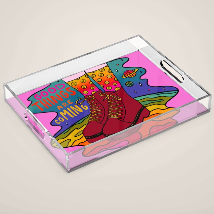 Good Things are Coming Acrylic Tray Gallery Image 1