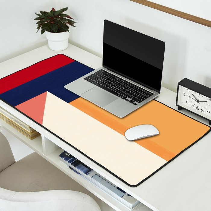 Minimal Geometric Abstraction 95 Desk Mat Gallery Image 2