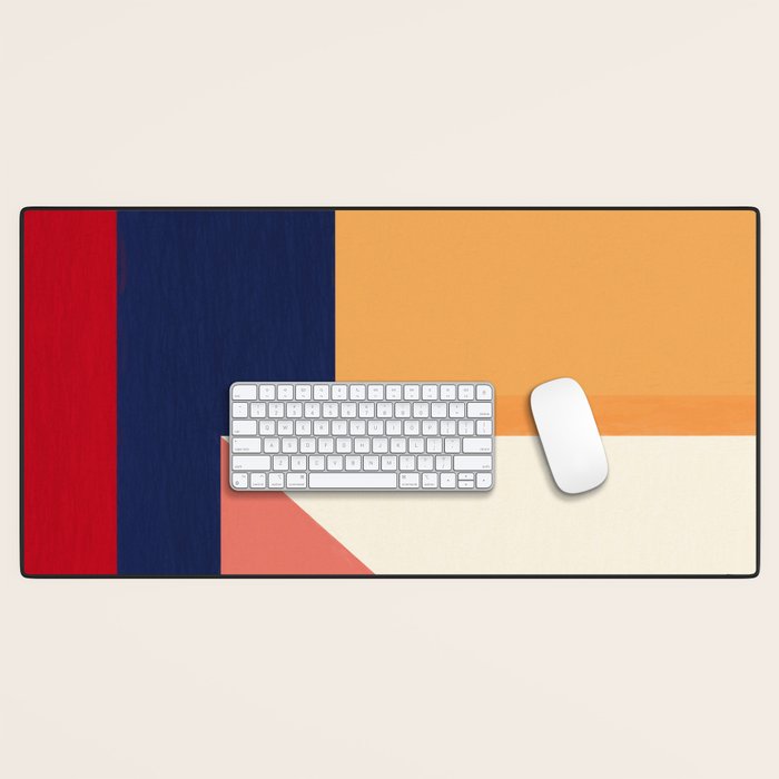 Minimal Geometric Abstraction 95 Desk Mat Gallery Image 1