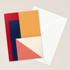 Minimal Geometric Abstraction 95 Stationery Card Gallery Image 2