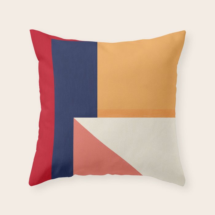 Minimal Geometric Abstraction 95 Throw Pillow Gallery Image 6