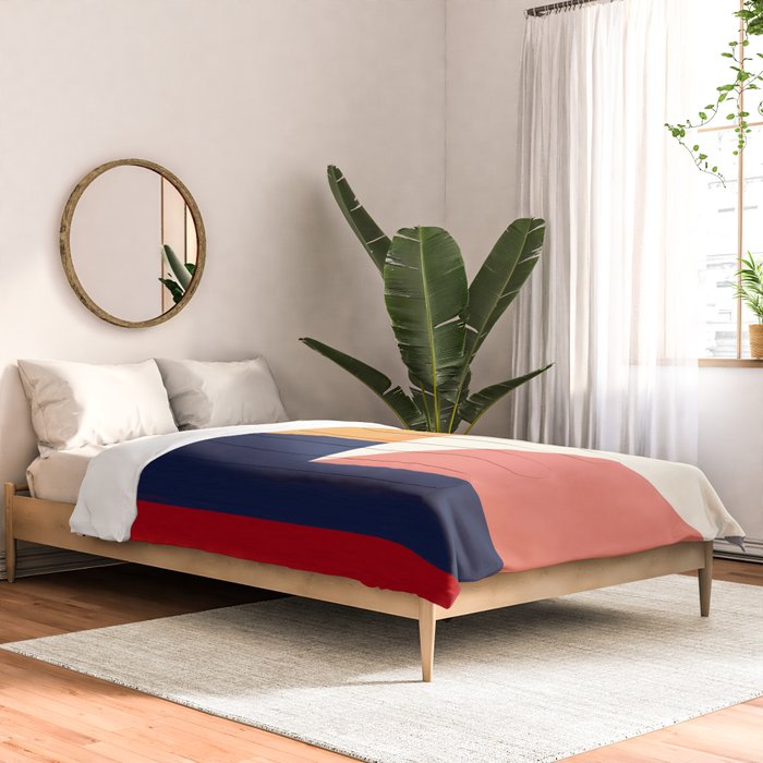 Minimal Geometric Abstraction 95 Comforter Gallery Image 2