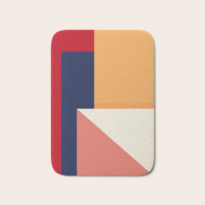 Minimal Geometric Abstraction 95 Bath Mat Gallery Image 1
