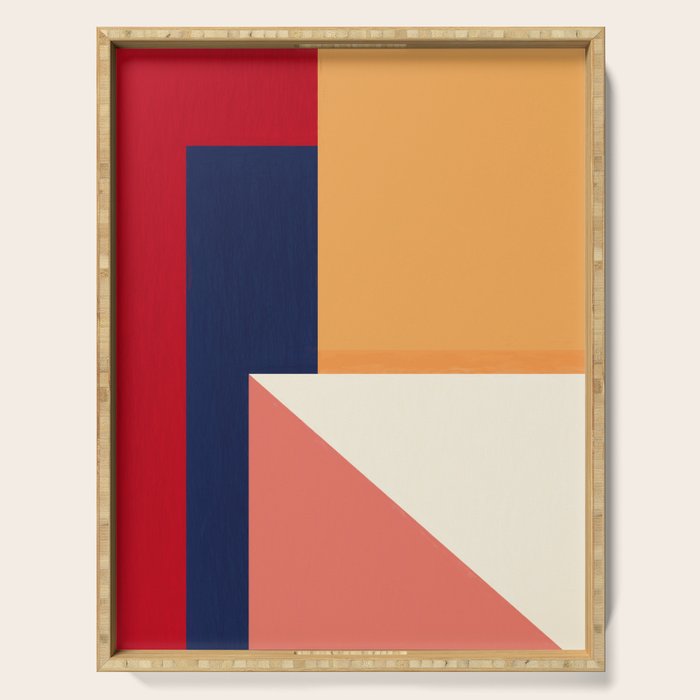 Minimal Geometric Abstraction 95 Serving Tray Gallery Image 1