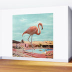 Flamingo on Holiday Wall Mural Gallery Image 2