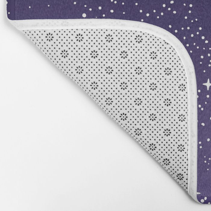 Star Eater - space from Dark Blue to Purple Bath Mat Gallery Image 2
