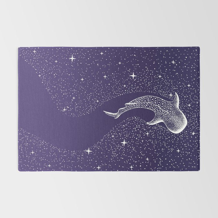 Star Eater - space from Dark Blue to Purple Rug Gallery Image 2