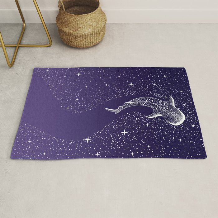 Star Eater - space from Dark Blue to Purple Rug Gallery Image 1