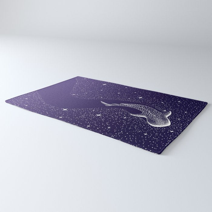 Star Eater - space from Dark Blue to Purple Rug Gallery Image 3