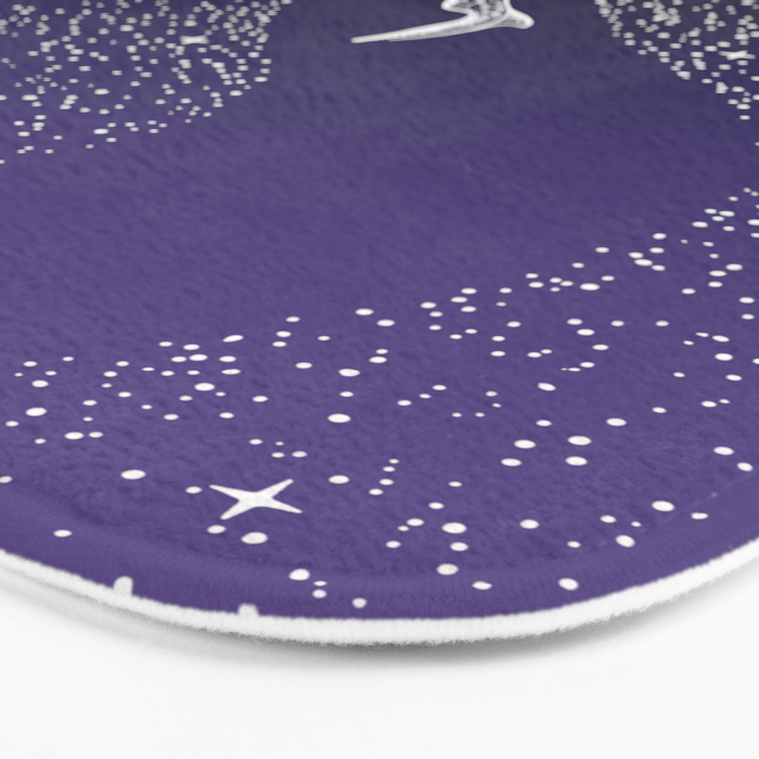 Star Eater - space from Dark Blue to Purple Bath Mat Gallery Image 3