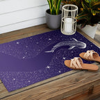 Star Eater - space from Dark Blue to Purple Outdoor Rug Gallery Image 2