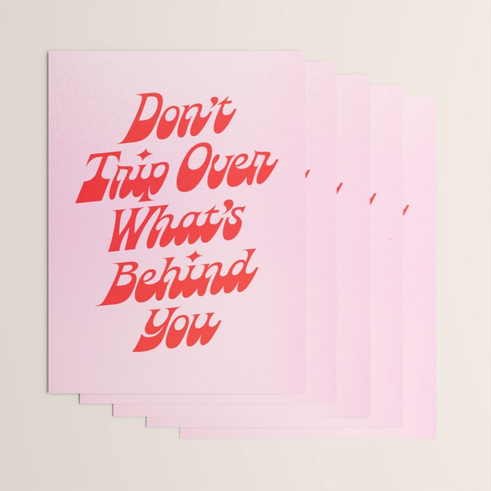Don't Trip Wrapping Paper Gallery Image 3