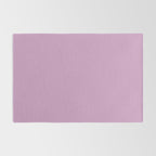 Lilac Pastel Purple Solid Color Rug Gallery Image 2