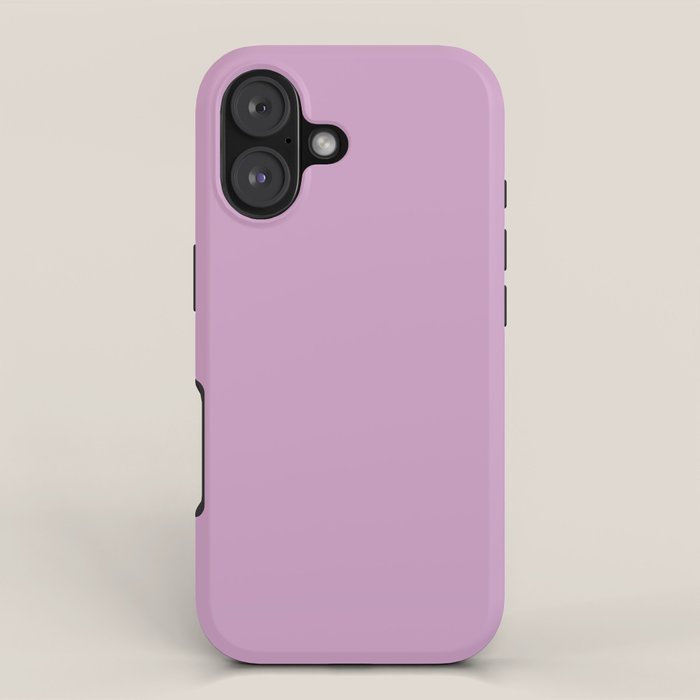 Lilac Pastel Purple Solid Color iPhone Case Gallery Image 1