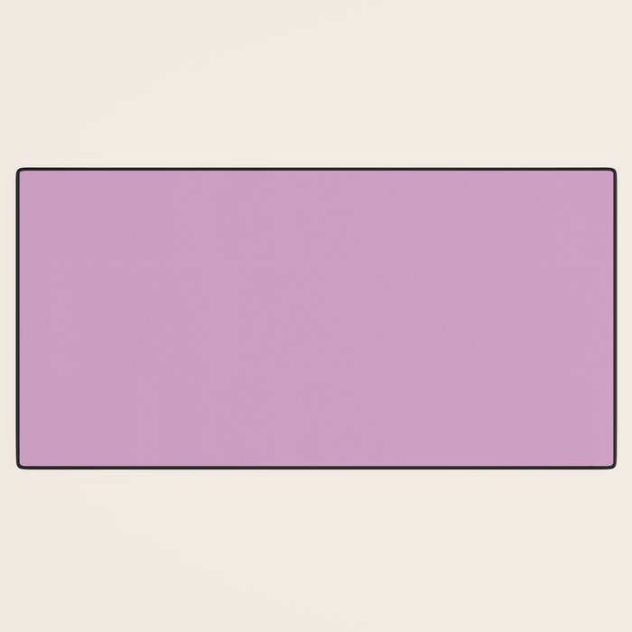 Lilac Pastel Purple Solid Color Desk Mat Gallery Image 3