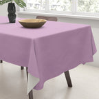 Lilac Pastel Purple Solid Color Tablecloth Gallery Image 3