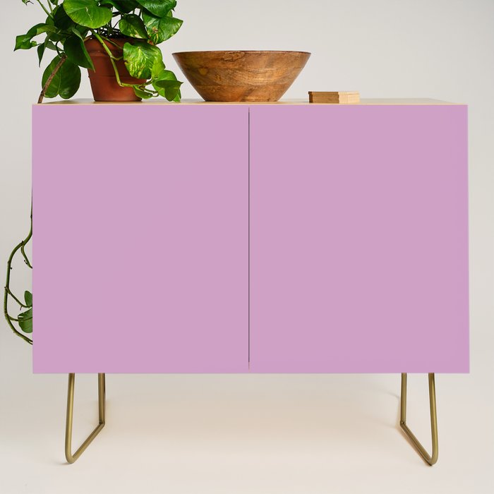 Lilac Pastel Purple Solid Color Credenza Gallery Image 1
