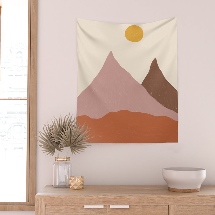 Acrylic Landscape #2 Wall Tapestry Gallery Image 2