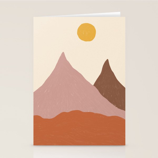 Acrylic Landscape #2 Stationery Card Gallery Image 1