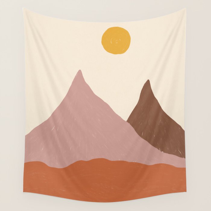 Acrylic Landscape #2 Wall Tapestry Gallery Image 1