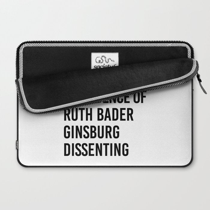 Do All Things with the Confidence of Ruth Bader Ginsburg Dissenting Laptop Sleeve Gallery Image 2
