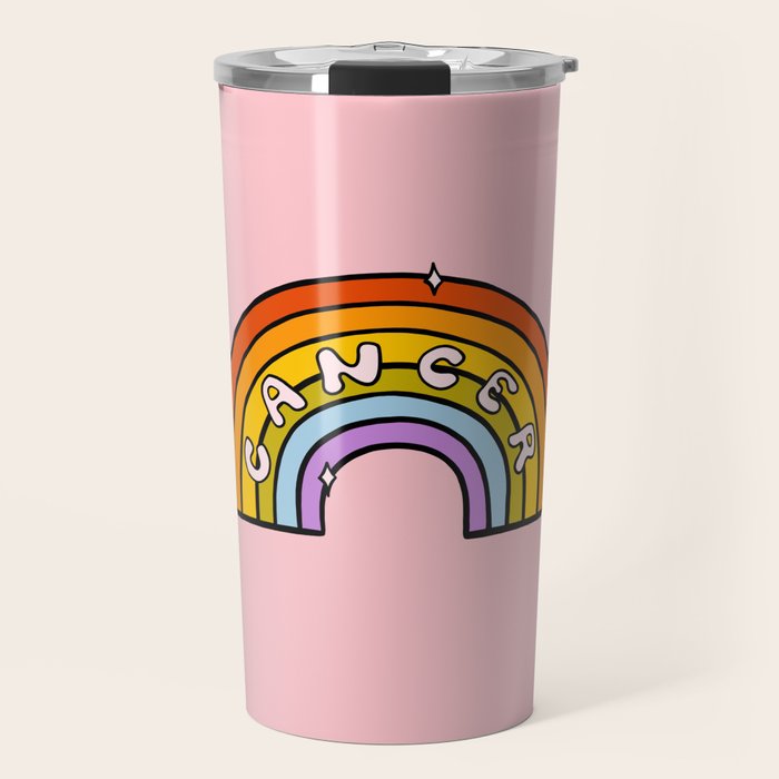Cancer Rainbow Travel Mug Gallery Image 1
