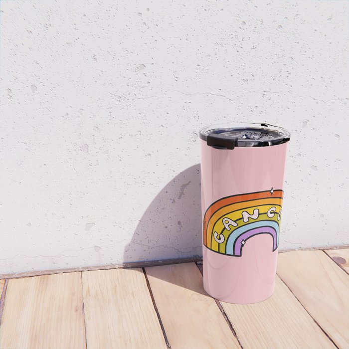 Cancer Rainbow Travel Mug Gallery Image 4