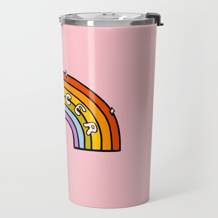 Cancer Rainbow Travel Mug Gallery Image 2