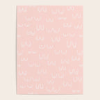 Self Love Boobs Pattern on peach Poster Gallery Image 4