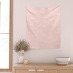 Self Love Boobs Pattern on peach Wall Tapestry Gallery Image 2