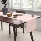 Self Love Boobs Pattern on peach Table Runner Gallery Image 2