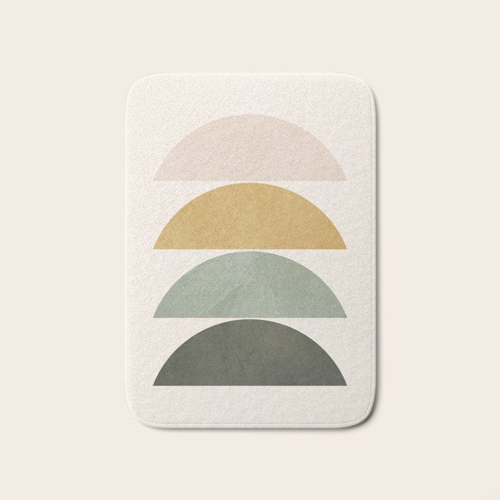 Minimal Geometric 51 Bath Mat Gallery Image 1