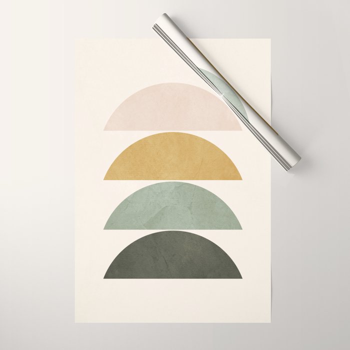 Minimal Geometric 51 Wrapping Paper Gallery Image 1