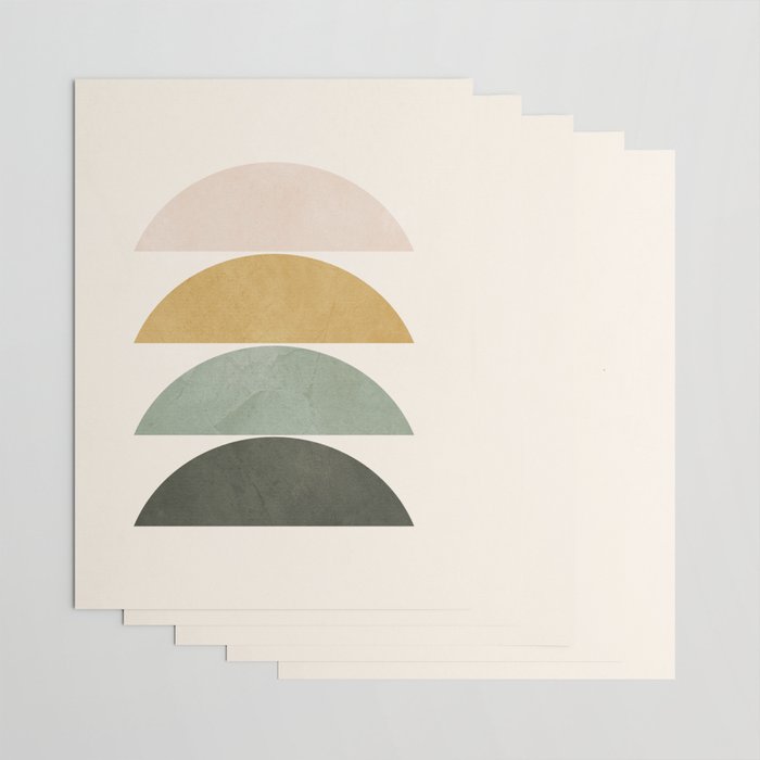 Minimal Geometric 51 Wrapping Paper Gallery Image 3