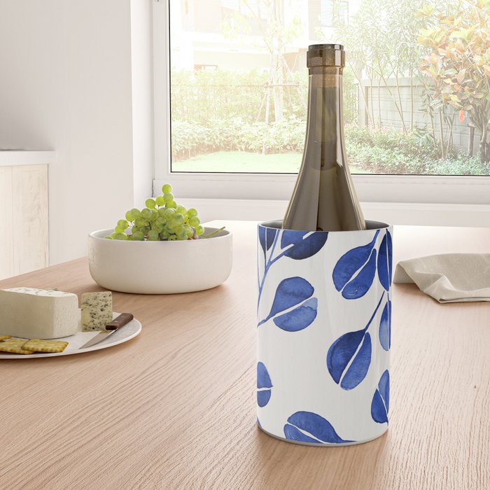 Silver Dollar Eucalyptus - Navy Wine Chiller Gallery Image 4