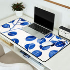 Silver Dollar Eucalyptus - Navy Desk Mat Gallery Image 2