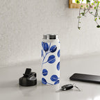 Silver Dollar Eucalyptus - Navy Water Bottle Gallery Image 4