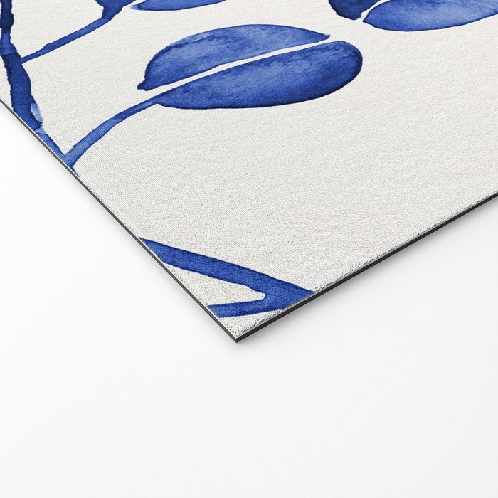 Silver Dollar Eucalyptus - Navy Welcome Mat Gallery Image 2