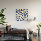 Silver Dollar Eucalyptus - Navy Wood Wall Art Gallery Image 2