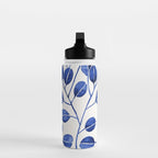 Silver Dollar Eucalyptus - Navy Water Bottle Gallery Image 3