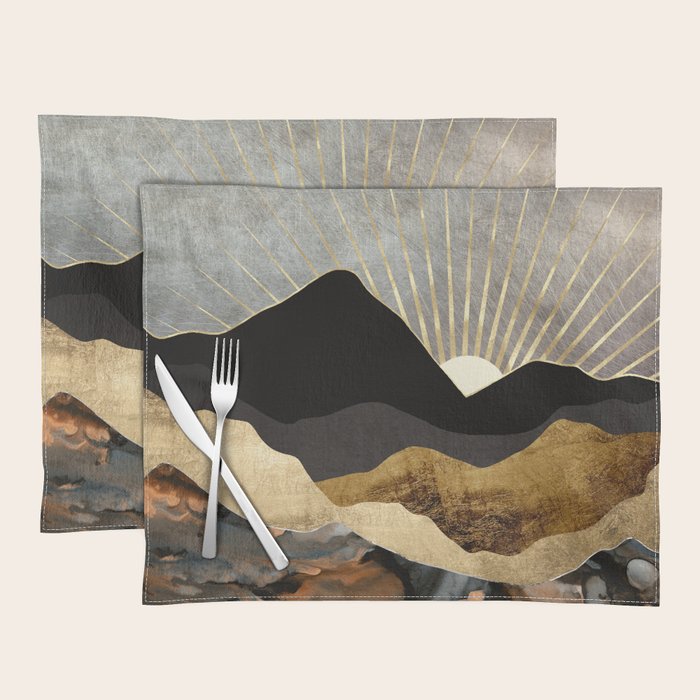 Copper and Gold Mountains Placemat Gallery Image 1
